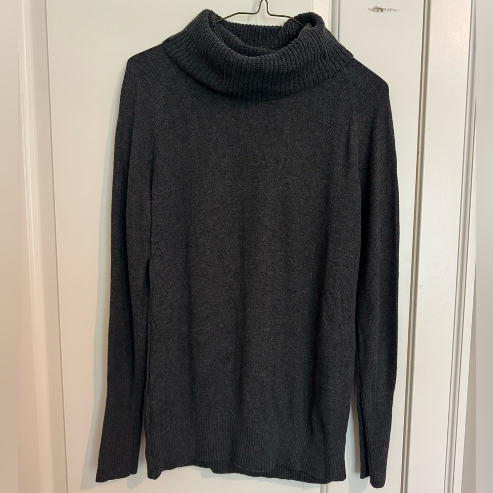 LOFT Dark Gray Knit Sweater